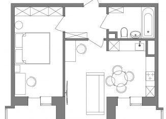Аренда 2-комнатной квартиры, 44 м2, Люберцы, Вертолётная улица, ЖК Люберцы 2020