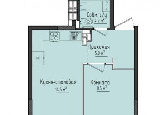 1-комнатная квартира на продажу, 32.2 м2, село Первомайский
