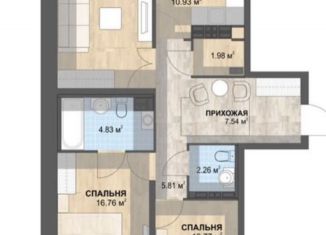 Продаю трехкомнатную квартиру, 78.8 м2, Екатеринбург, Суходольская улица, 47, ЖК Смородина