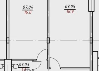 Продаю 1-комнатную квартиру, 44 м2, деревня Скрылья, деревня Скрылья, 278