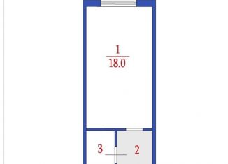 Продам 1-комнатную квартиру, 16.4 м2, Кемерово, Ногинская улица, 10А, Рудничный район