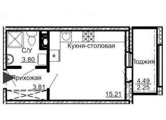 Продам квартиру студию, 25.1 м2, Санкт-Петербург, Парфёновская улица, 6к2, Адмиралтейский район