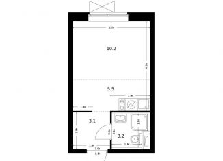 Продается квартира студия, 22 м2, Благовещенск, жилой комплекс Зея Парк, 1