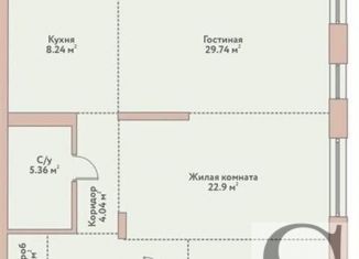 Продается трехкомнатная квартира, 100.5 м2, Новосибирск, Дачное шоссе, 20Б, ЖК Флора и Фауна