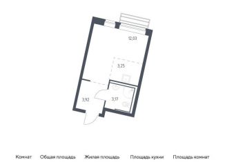 Квартира на продажу студия, 22.4 м2, село Лайково