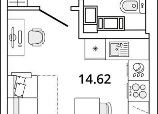 Продаю квартиру студию, 22.3 м2, Санкт-Петербург, Калининский район