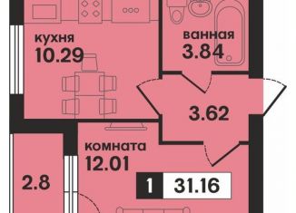 Продажа 1-ком. квартиры, 31.2 м2, Муром