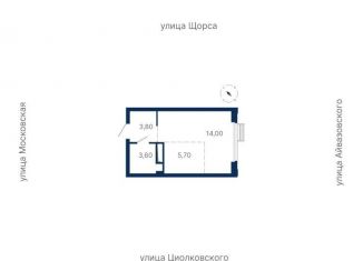 Продажа квартиры студии, 27.1 м2, Екатеринбург, ЖК Парк Столиц