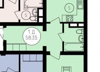Продажа однокомнатной квартиры, 58.4 м2, Грозный, проспект Мохаммеда Али, 31, 1-й микрорайон