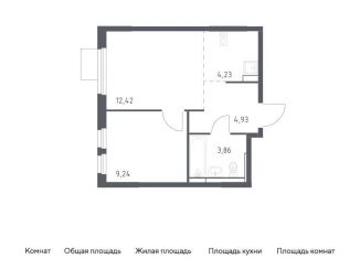 Продажа 2-комнатной квартиры, 34.7 м2, Московская область, жилой комплекс Мытищи Парк, к5