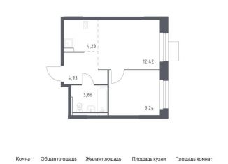 Продается двухкомнатная квартира, 34.7 м2, Московская область, жилой комплекс Мытищи Парк, к5