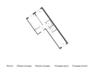 Двухкомнатная квартира на продажу, 57.5 м2, Москва, САО