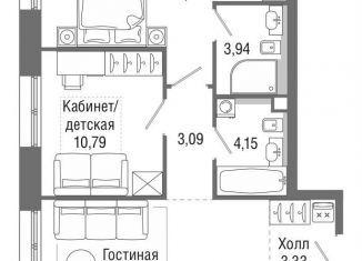 Продается двухкомнатная квартира, 68.3 м2, Москва, метро Селигерская, Ильменский проезд, 14к1