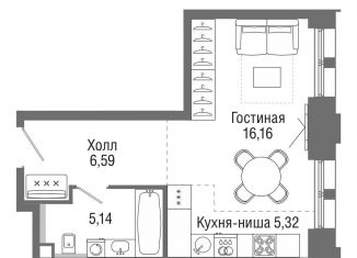 Продается квартира студия, 33 м2, Москва, Ильменский проезд, 14к1, Ильменский проезд