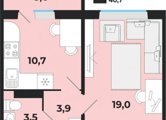 Продаю 1-ком. квартиру, 37.1 м2, Новосибирская область