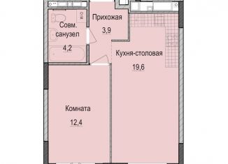 Продажа 1-комнатной квартиры, 40.1 м2, Казань