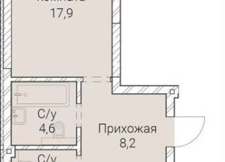 Продаю 1-комнатную квартиру, 81.4 м2, Новосибирск, метро Гагаринская, Овражная улица, 2А