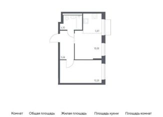 Продажа 1-комнатной квартиры, 38 м2, Москва