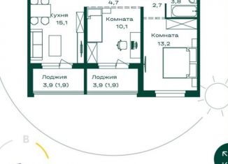 Продам 2-комнатную квартиру, 54 м2, Республика Алтай