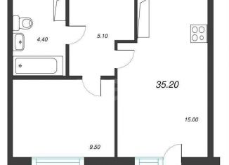 Продажа 1-комнатной квартиры, 35.2 м2, Удмуртия, Школьная улица, 1