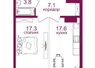 Продаю 1-ком. квартиру, 50 м2, Иркутская область, микрорайон Топкинский, 70