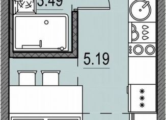 Продам квартиру студию, 20.8 м2, Санкт-Петербург, ЖК Морская Набережная