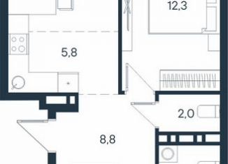 Продаю 3-ком. квартиру, 61.6 м2, Пермь, Индустриальный район