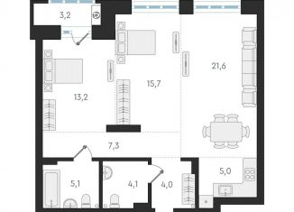 Продам 3-комнатную квартиру, 76 м2, Новосибирск, Заельцовский район