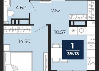 Продаю однокомнатную квартиру, 37.2 м2, Тюмень, Ленинский округ