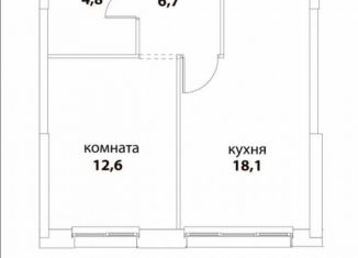 Продам 1-ком. квартиру, 42 м2, Москва, район Хорошёво-Мнёвники, Шелепихинская набережная, 34к1