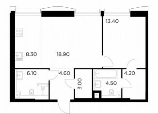 1-ком. квартира на продажу, 62.9 м2, Москва, метро Войковская