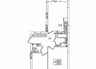 Продается 2-ком. квартира, 55.3 м2, Волгоградская область