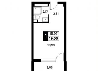 Продается квартира студия, 19 м2, Алушта, Перекопская улица, 4