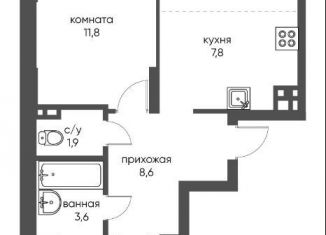 Трехкомнатная квартира на продажу, 64.2 м2, Новосибирская область, улица Коминтерна, 1с