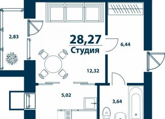 Продаю 1-комнатную квартиру, 28.3 м2, деревня Ветошниково