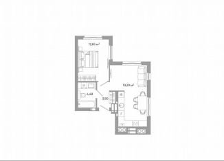 Продается однокомнатная квартира, 40.3 м2, Астрахань, Ленинский район