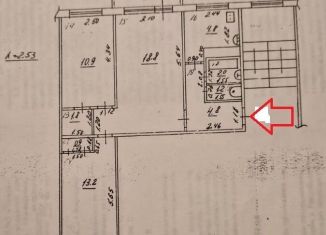 Продажа 3-ком. квартиры, 58.4 м2, Самара, Ялтинская улица, Октябрьский район