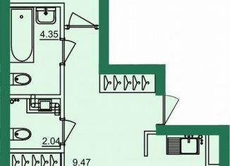 Продается 2-комнатная квартира, 60.9 м2, Владимирская область