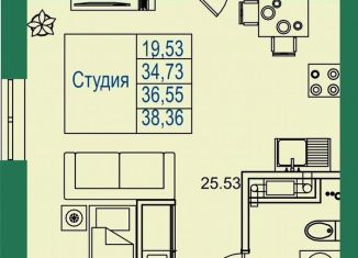 Продам квартиру студию, 36.6 м2, Владимирская область