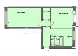 Продаю 2-ком. квартиру, 45.5 м2, Владимирская область, улица Чайковского, 5