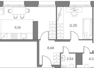 Продажа 3-комнатной квартиры, 65.5 м2, Москва, ЮВАО, Рязанский проспект, 2с27