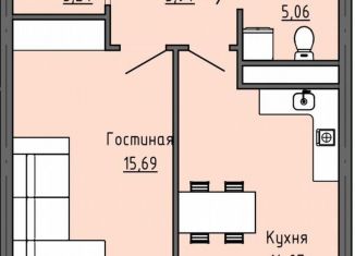 Продаю 1-ком. квартиру, 47.8 м2, Чечня, улица Мира, 52Ак1