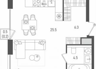 Продается 3-ком. квартира, 81.7 м2, Москва, 2-й Павелецкий проезд, 7, метро Тульская