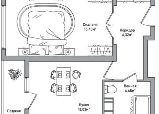 Продаю 1-ком. квартиру, 39.5 м2, Ярославская область, проспект Фрунзе, 56Д