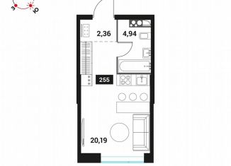 Продается однокомнатная квартира, 27.1 м2, Москва, Мичуринский проспект, вл45, метро Раменки