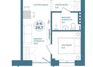 Продажа 2-комнатной квартиры, 29.7 м2, Красноярск, Свердловская улица, 6Е, Свердловский район