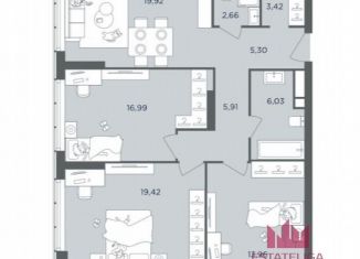 Продается 3-ком. квартира, 93.6 м2, Москва, ЦАО, Шмитовский проезд, 39к4