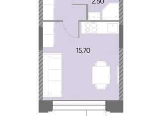 Квартира на продажу студия, 22.3 м2, Москва, метро Борисово