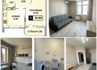 Продаю 1-ком. квартиру, 36.5 м2, Краснодар, улица им. Героя Яцкова И.В., 19, микрорайон Губернский