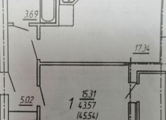 Продам 1-ком. квартиру, 45.3 м2, Мордовия, Паровозная улица, 9